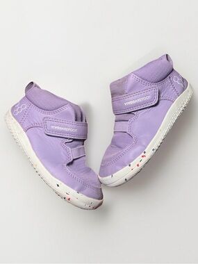 Vivobarefoot Primus Ludo Hi Lilac Hook-and-Loop Sneakers Barefoot US 8 EU 24